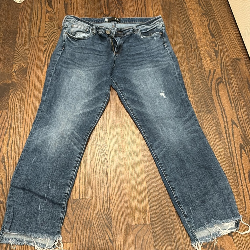 Kut from the Kloth Reese Ankle Straight Leg Jeans